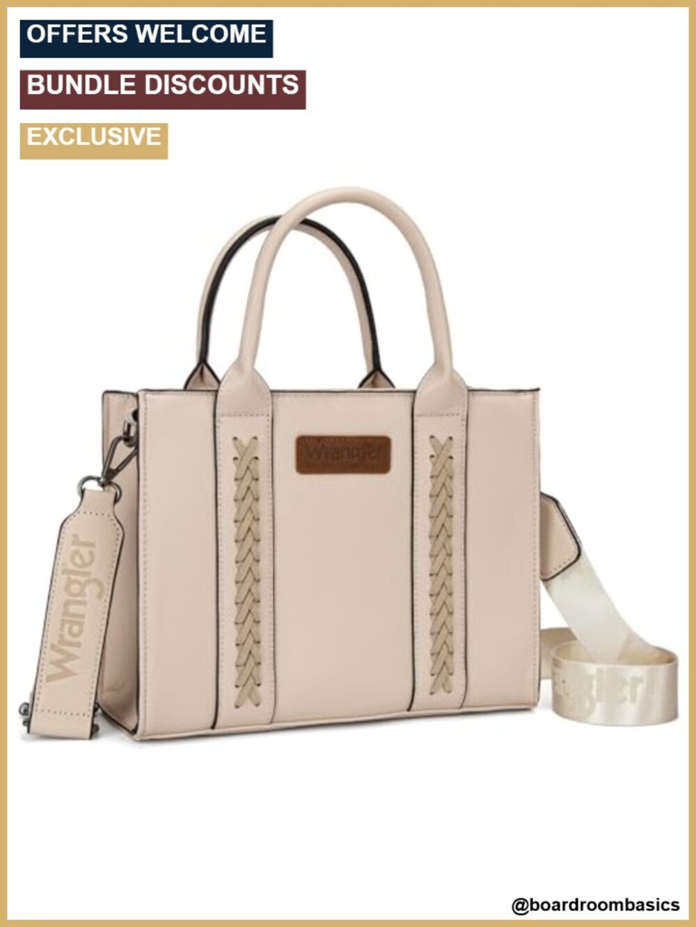 Faux Leather Quilted Satchel Tote Bag with Crossbody Strap